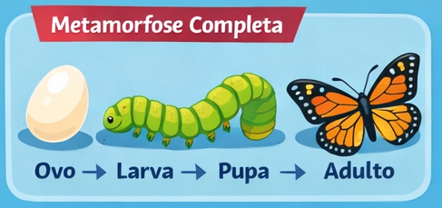 metamorfose da borboleta